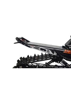 Straightline Hide 'N' Go Rear Bumper 146" SLASH Tunnel - Black Handle, Silver Plates Bumper with built in storage