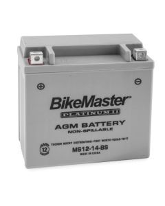 BikeMaster AGM 12V Platinum Battery For Triumph Daytona 955i 1999-2004 Grey