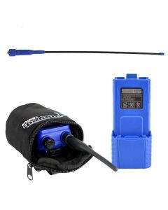 Rugged Radios V3 / RH5R Long Range Upgrade Kit - XL Battery, Go Further Antenna & Radio Bag RH5R-UPGRADE