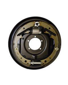 Rigid Hitch Uni-Servo Hydraulic Brake Backing Plate, 12" x 2", Right Side/Curb Side, up to 7K Rating, Including 3" Rigid Hitch Logo Decal (BK-23510)