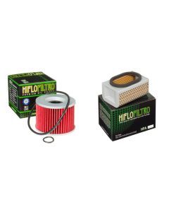 HIFLO FILTRO Oil and Air Filter Kit for KAWASAKI ZX600 A1-A5 GPZ600R 85-89