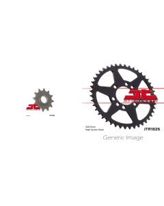 Front & Rear Steel Sprocket Kit for ATV/UTV SUZUKI LT250R QuadRacer 1985-1990