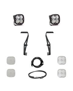 Baja Designs A-Pillar Light Kit Pair Squadron Pro Series Driving/Combo Pattern Clear Lens For Ford F-150 Raptor 2021-2023 448069