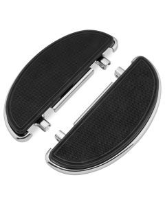 Bikers Choice Half-Moon Floorboard For - 55371 Chrome