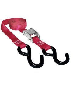 SPI 12-140-1 Tie Down Straps 1 Inch X 66 Inch 2000 Lb Red