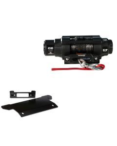 Viper 4500lbs V3 Winch Black Rope With Mount For Polaris Ranger Crew 1000 2017-2021
