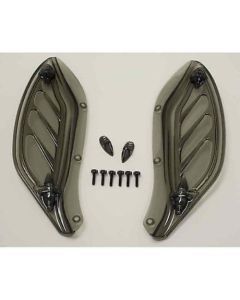 KURYAKYN DARK SMOKE VARIABLE AIR DEFLECTORS FOR 2006-2013 HARLEY STREET GLIDES