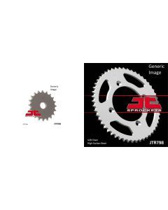 JT SPROCKETS Front and Rear Steel Sprocket Kit for OffRoad YAMAHA YZ85 2002-2016