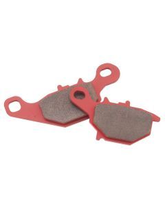 BikeMaster Brake Pad and Shoe For Kawasaki KLX125 2003-2006 Sintered Front Red