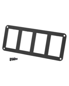 Rugged Radios Rocker Switch Panel Bezel for OBS Ford Bronco, F150, and F250 Dash MT-SW-BEZ-4