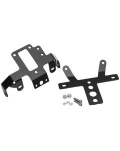 Kuryakyn Custom Rear Turn Signal and License Plate Mount for Scout Black