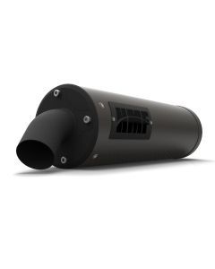 HMF Muffler Polaris RZR XP/4 1000 15-23 Gun Metal Titan-XL Slip On Exhaust Blackout End Cap