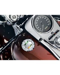KURYAKYN CHROME INFORMER LED FUEL BATTERY GAUGE 1994-2017 HARLEY ROAD KINGS 7282