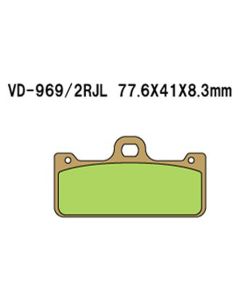 Vesrah Brake Pads (Vd-969/2Rjl) VD-969/2RJL