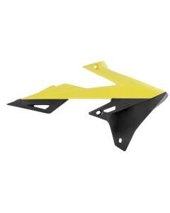 Acerbis Yellow/Black Radiator Shrouds for Suzuki - 2686491017