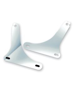 Kuryakyn Driver Passenger Backrest Sissy Bar Side Plate Chrome Harley Softail