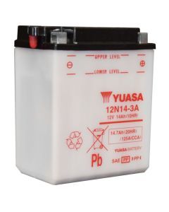 Yuasa Conventional 12N143A 12 Volt Battery YUAM2241B