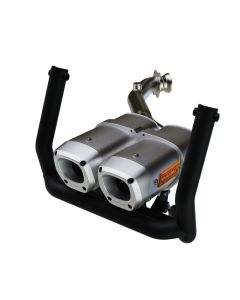 RJWC APX Dual Slip-On Exhaust with Bumper For Can-Am Outlander 500/700 2023-2024