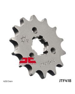 JT Sprockets Front Steel Sprocket 15 Tooth 15T 428 Chain For Kawasaki KE100 B1-B20 1982-2001 JTF418.15