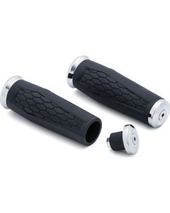 Kuryakyn Hex Grips for Street 7/8" Universal Chrome 7/8"