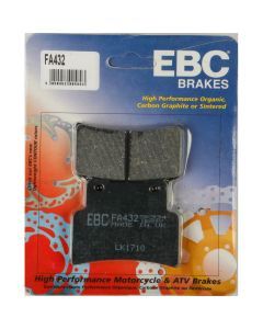 EBC 1 Pair Premium SFA Organic OE Replacement Brake Pads MPN FA432