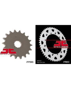 Front & Rear Sprocket Kit for YAMAHA XT500 D,E,F,G,H 77-85 JT Sprockets