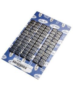 Motion Pro Black Steel Wheel Weights 18 oz Box 72 x 1/4 oz 08-0455