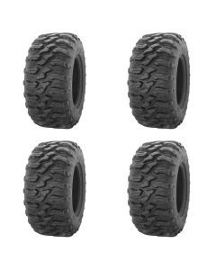 Set of 4 ATV QUADBOSS Tires (QBT446 27x11R-12 Front/Rear)