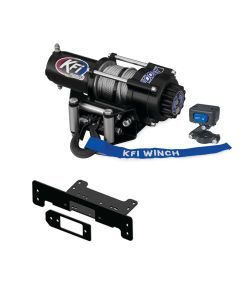 2500 lb KFI Winch Combo Kit (M1) For 2017-2019 Kawasaki 400 Mule SX / XC