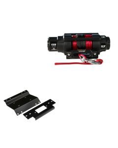 Viper 4500lbs V3 Winch Red Rope With Mount For Honda Foreman 400 1997-2002