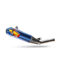 FMF 044486 Factory 4.1 Slip-On Exhaust Pipe Blue Cap 19-26 Yamaha YZ 250F YZ250F