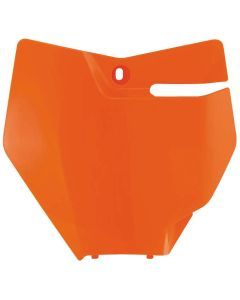 Acerbis 16 Orange Front Number Plate for KTM - 2685955226