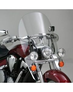 National Cycle SwitchBlade 2 Up Quick Release Windshield w/Mount Kit, Straight Forks For Kawasaki VN900C Custom 2007-2022