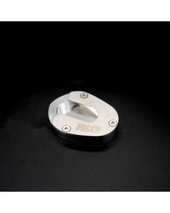 R&G Racing Silver Kickstand Shoe For 2022-2023 Triumph Tiger 1200 GT