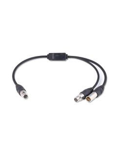 Rugged Radios External Push to Talk (PTT) Adapter Cable for 5 Pin Ports SPLITTER-5P-2-PTT