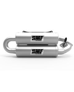 HMF Muffler Polaris XPedition 24-25 Stainless Titan-QS Twin Loop Exhaust Billet End Cap