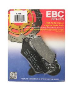 EBC 1 Pair FA-SFA-TT-X Premium Organic Replacement Brake Pads MPN FA363