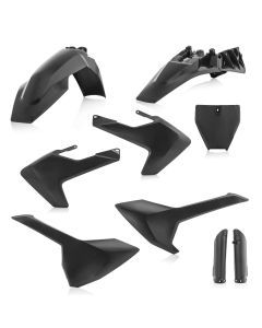 Acerbis Black Full Plastic Kit for Husqvarna - 2686460001