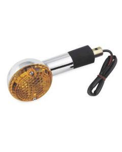 Turn Signal and Lens For Suzuki VS750GLP Intruder 1988-1991 Front Left Chrome