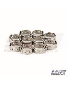 WSM Oetiker Hose Clamp 011.5mm-14.0mm 10 Pack 13-162-35