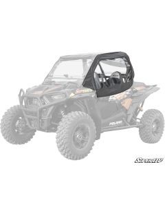 SuperATV Polaris RZR S 1000 Primal Soft Cab Enclosure Upper Doors Standard Polycarbonate - Clear SE-P-RZRXP-001-RWS-4