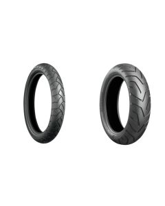 Bridgestone Battlewing BW501 110x80x19 And Battlax Adventure A41 140x80x17 Full OEM Tire Set For BMW G650GS 09-16