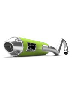 HMF Muffler Can-Am Outlander 1000 MAX 13-24 Venom Green Performance Full System Exhaust Euro End Cap