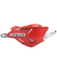 Acerbis Red/White X-Factory Handguards - 2634661005