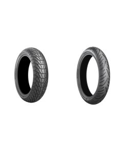 Bridgestone Battlax Adventurecross Scrambler AX41S And T33 Tire Pair For Ducati Scrambler 800 Full Throttle 2014