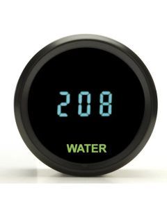 Dakota Digital 2-1/16" Round  Universal Water Temperature Gauge Teal ODYR-04-1