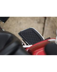Kuryakyn Floorboard Covers for V-Twin Passenger Board Inserts Hex Chrome