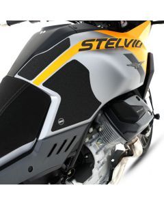 R&G Racing Black Tank Traction Grips For 2024-2024 Moto Guzzi Stelvio EZRG2102BL