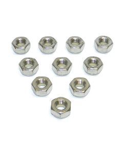 WSM Nylon Lock Nut 10mm Stainless - Pack Of 10 014-703