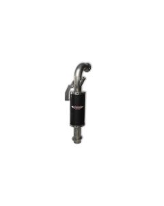 Straightline Carbon Fiber Muffler Stainless Steel 13 LB weight savings 134-204